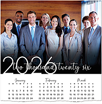 Modern Photo Calendar Card D3304U-4A